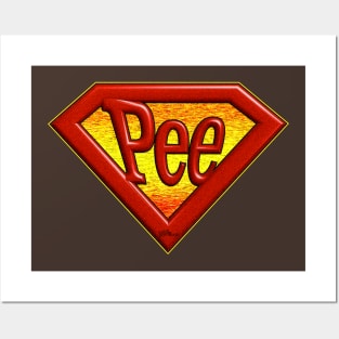 Super Premium P (Pee) Posters and Art